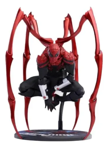 【MESS TOYS】スーペリア スパイダーマン　1/12アクションフィギュア Spider Man Superior Mess Toys Novo | Frete grátis