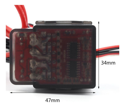 . Controle Eletrônico Escovado Esc Do Motor De 320a 7.2v-16v