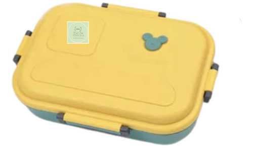 Lunchera Recipiente Vianda Hermético Infantil Con Cubiertos