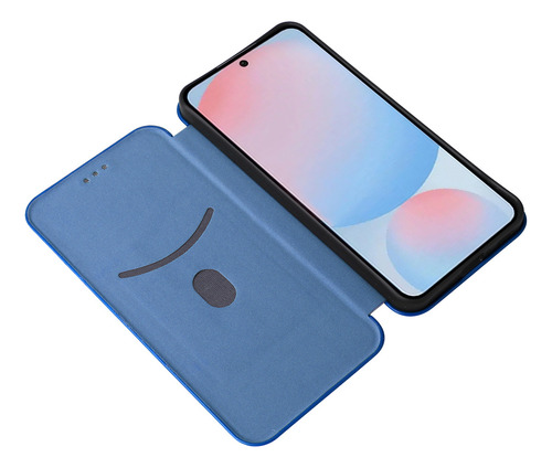 B Funda De Piel Para Nokia 3.4/2.4/5.4, Diseño De Fibra De
