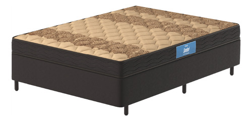 Probel cama box colchão casal espuma D33 pro-intense 1,38m cor marrom y bege