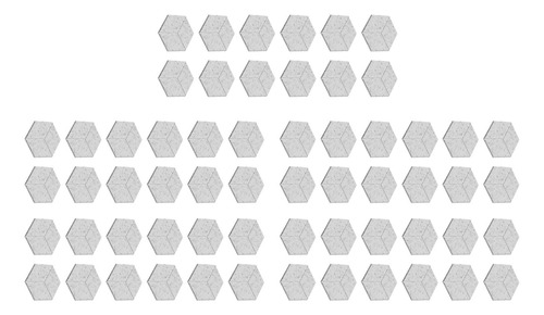 Paquete De 60 Paneles De Espuma Acústica Autoadhesivos A Pru