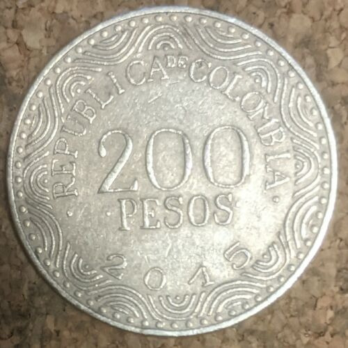 Moneda Colombia 200 Pesos 2015