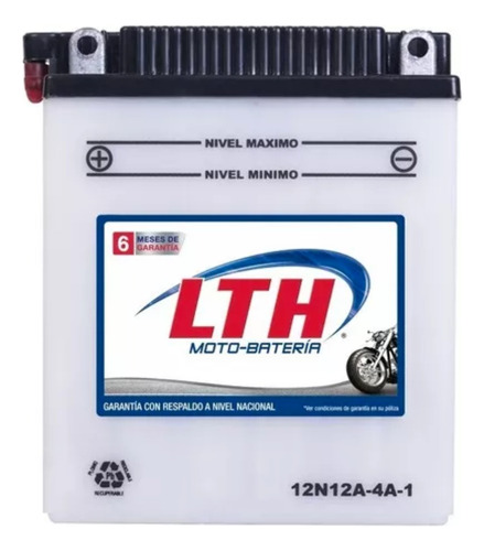 Batería Para Moto Lth, Motobatería Lth 12n12a-4a-1