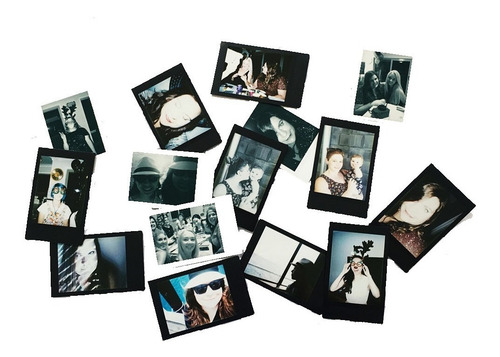 Rollo Fujifilm Instax Mini Black Marco Negro Entrega Prem
