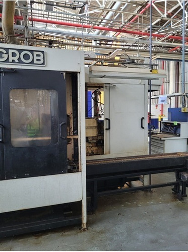 Máquina Furadeira Grob Modelo Gb 730, Comando Siemens 810 (Usado)