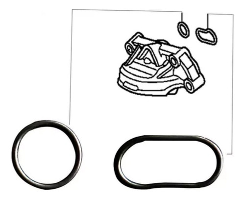 Sellos Base Filtro Aceite Honda Crv 2010-2014 Accord 08-12