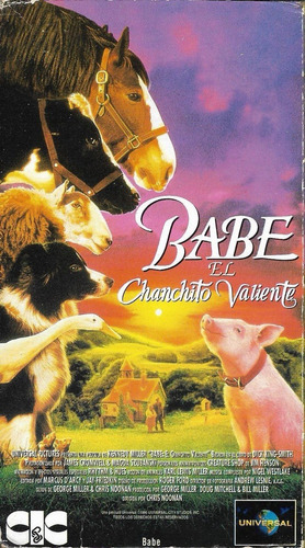 Babe El Chanchito Valiente Vhs Español Latino 1995