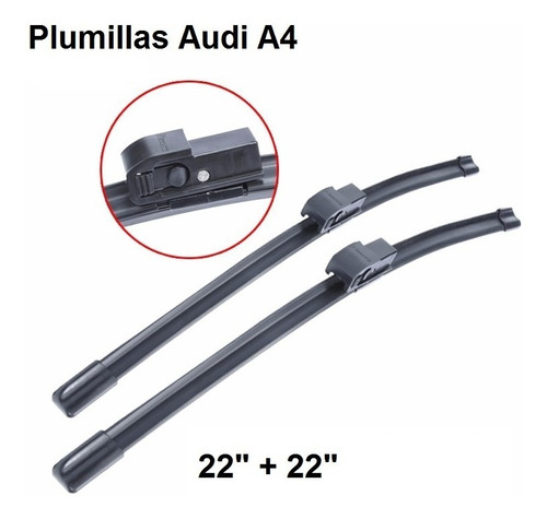 Plumillas Limpiaparabrisas Audi A4 2000-2003