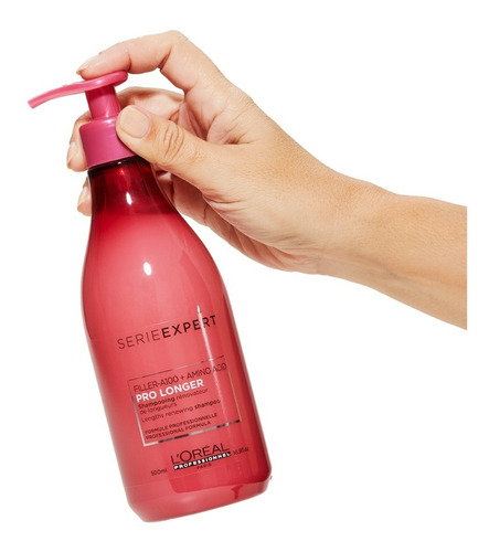 Imagem 3 de 10 de Shampoo L'oréal Professionnel Serie Expert Pro Longer-500 Ml