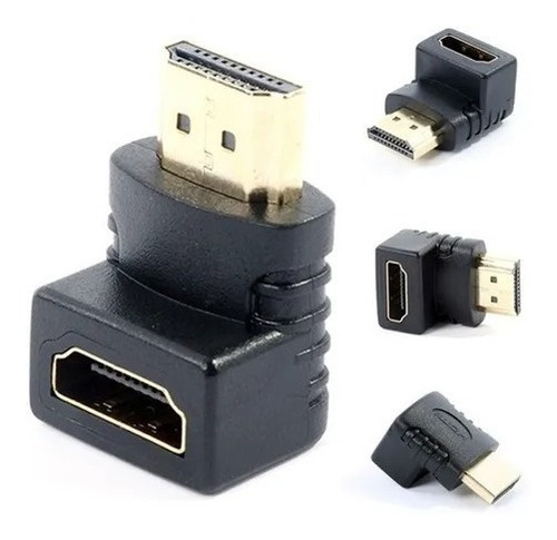 Adaptador Hdmi 90 Graus Em L Macho X Fêmea 