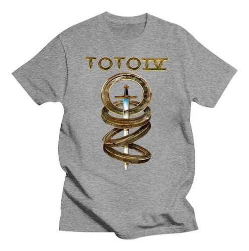 Camiseta Con Estampado Gráfico De La Banda De Rock Toto