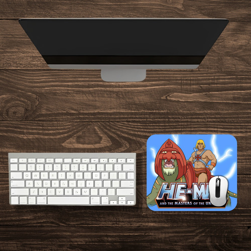 Mouse Pad He-man Monitos Clasicos 21x18,5 Cm Gran Diseño