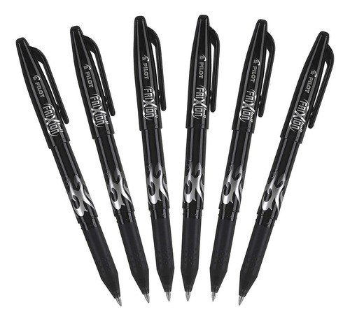 Pilot Frixion Ball 0.7mm Erasable Gel Pens, Fine Point, Blac