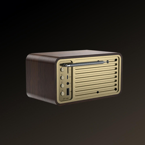 Altavoz Bluetooth Retro De Volumen Alto Inalámbrico 5w Para