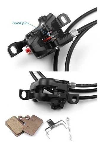 1 Frenos De Disco Hidráulicos Shimano Mt200 Brake Bike Mtb