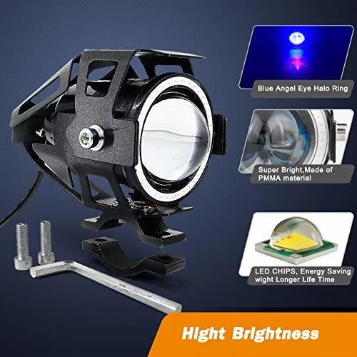 Faros Delanteros De Motocicleta Cree U7 Led,luces Antiniebla