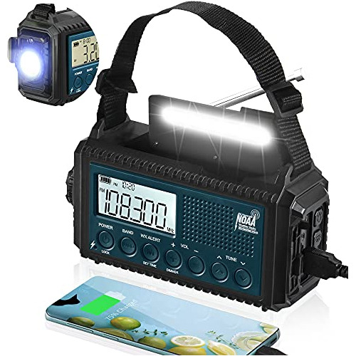 Noaa Emergency Weather Alert Radio, 5000 Large Capacity Hand