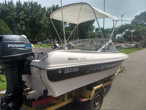 Vendo Lancha Como Nueva Tecno 445 Motor Power Tec 40 Hp