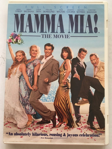 Dvd Original - Mamma Mia! (Usado)