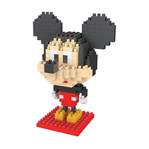 Figura Micro Brick Para Armar De Disney Mickey Mouse Vdgmrs