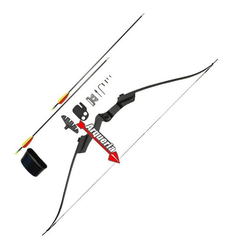 Arco Recurvo Vixion Alligator 21 Lbs Black