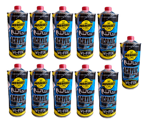 Acrilico Liquido Restaurar Faros Acrylic Pro Basics 11 Lts