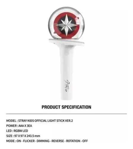 Barra De Luz Oficial Stray Kids Ver 2 - Kpop Merch | MercadoLivre