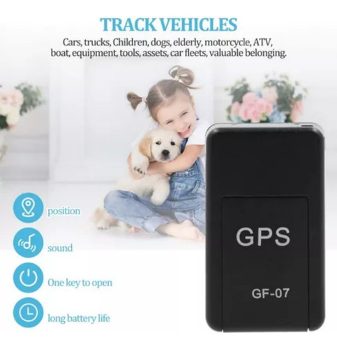 Gf-07 Mini Rastreador Gps, Dispositivo De Seguimiento Sos