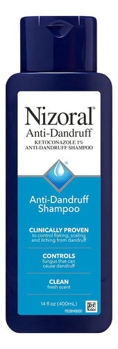 Shampoo Anticaspa Con 1% De Ketoconazol De 14 Onzas Nizoral