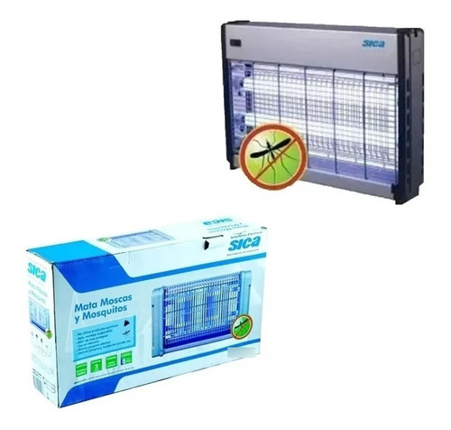 Imagen 3 de 10 de Mata Moscas Mosquitos Sica Insectocutor 20w