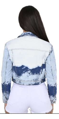 Campera De Jean Corta Calidad Premium Dama Diva