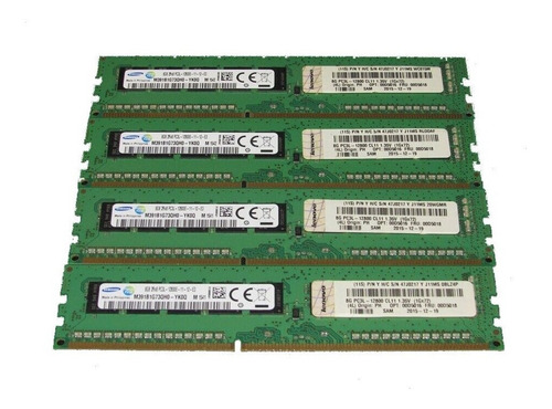 Memoria Ecc 8gb Pc3l-12800e Para Ibm System X3100 M4 E M5