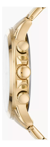 Relógio Fossil Bq2542 Original Com Nota Novo Com Box Dourado Dourado Prateado