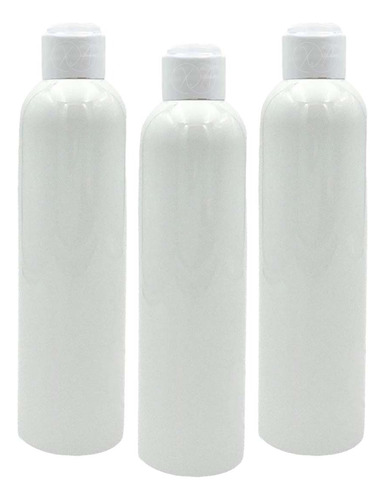Envases Blancos 250 Ml Botellas Plastico Tapa Flip Top X 20