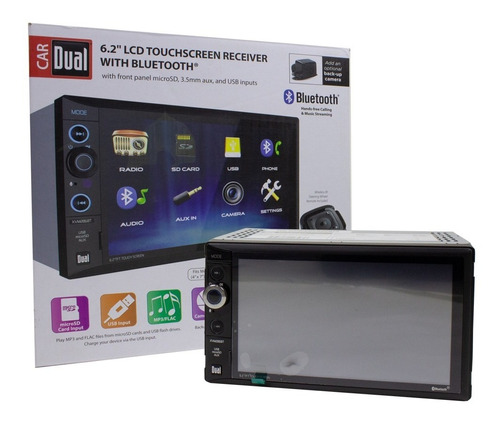 Autoestereo Pantalla 3.2  Bt Usb Sd Control Remoto Xvm286bt