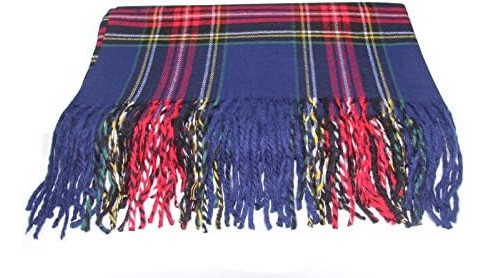 Ny Golden Fashion Cachecol Feminino Oversized Do Clã Escocês
