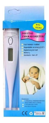 Termómetro Corporal Digital Tipo Lápiz Para Bebe