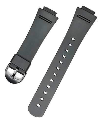 Correa Para Reloj Casio Ab50 Resina Negra Relojfilia