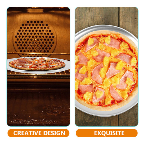 2025 Molde Perforado Para Pizza De Acero Inoxidable
