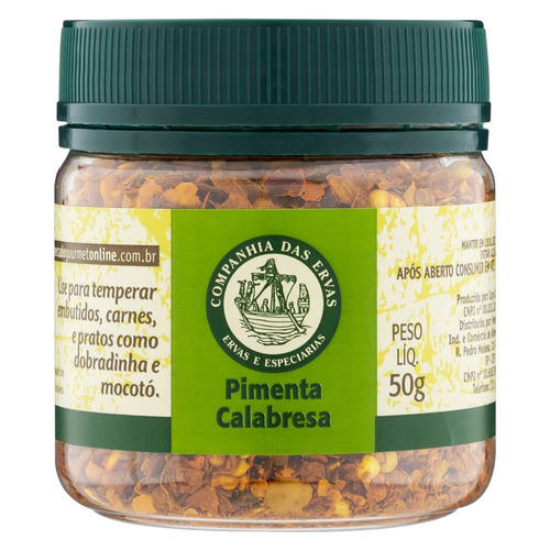 Pimenta-Calabresa em Flocos Companhia das Ervas Pote 50g