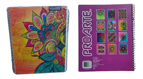 Pack 10 Cuaderno Universitario Proarte Cuadro 7mm 100 Hojas