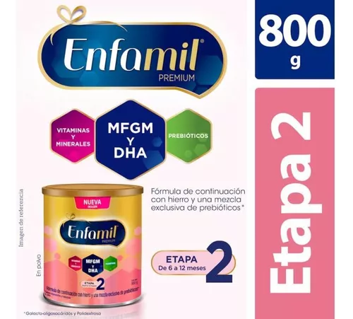 Enfamil 2 Complete Premium 800 gr leche infantil de continuación