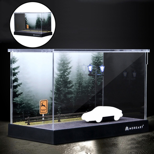 Modelo De Vitrina De Plástico Con Simulación De Diorama A