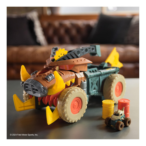 Camión Toy Monster Jam Mini Jam Megalodon Mad Hog Chomper