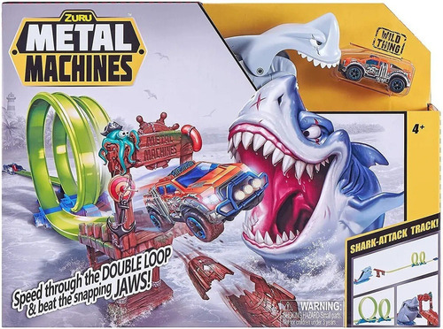 Pista Metal Machines Shark Attack Tiburon Sharif Express