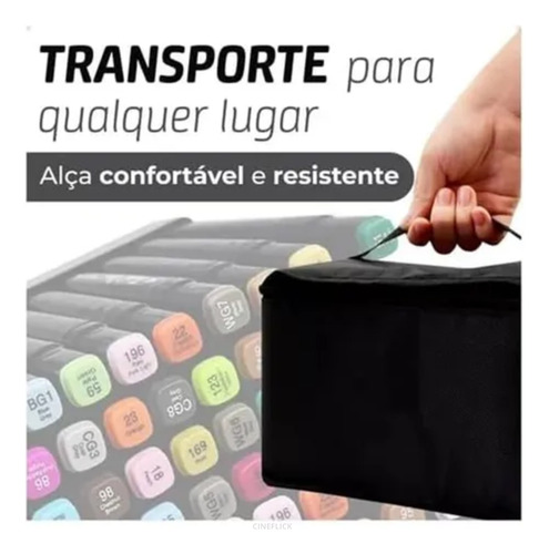 Kit 36 Canetinhas Ponta Dupla Touch + Livro De Colorir Bobbie Goods Capa Dura