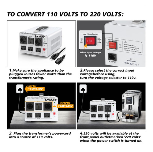 Transformador De Voltaje Lvyuan 5000w Step Arriba/down