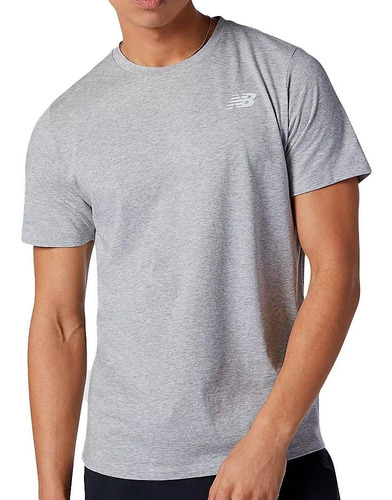 Camiseta New Balance Heathertech Tee Para Hombre-gris