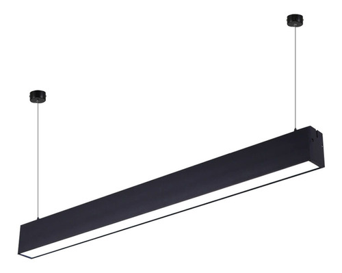 Lampara Colgante Lineal 47 24 Minimalista Isla Led Para